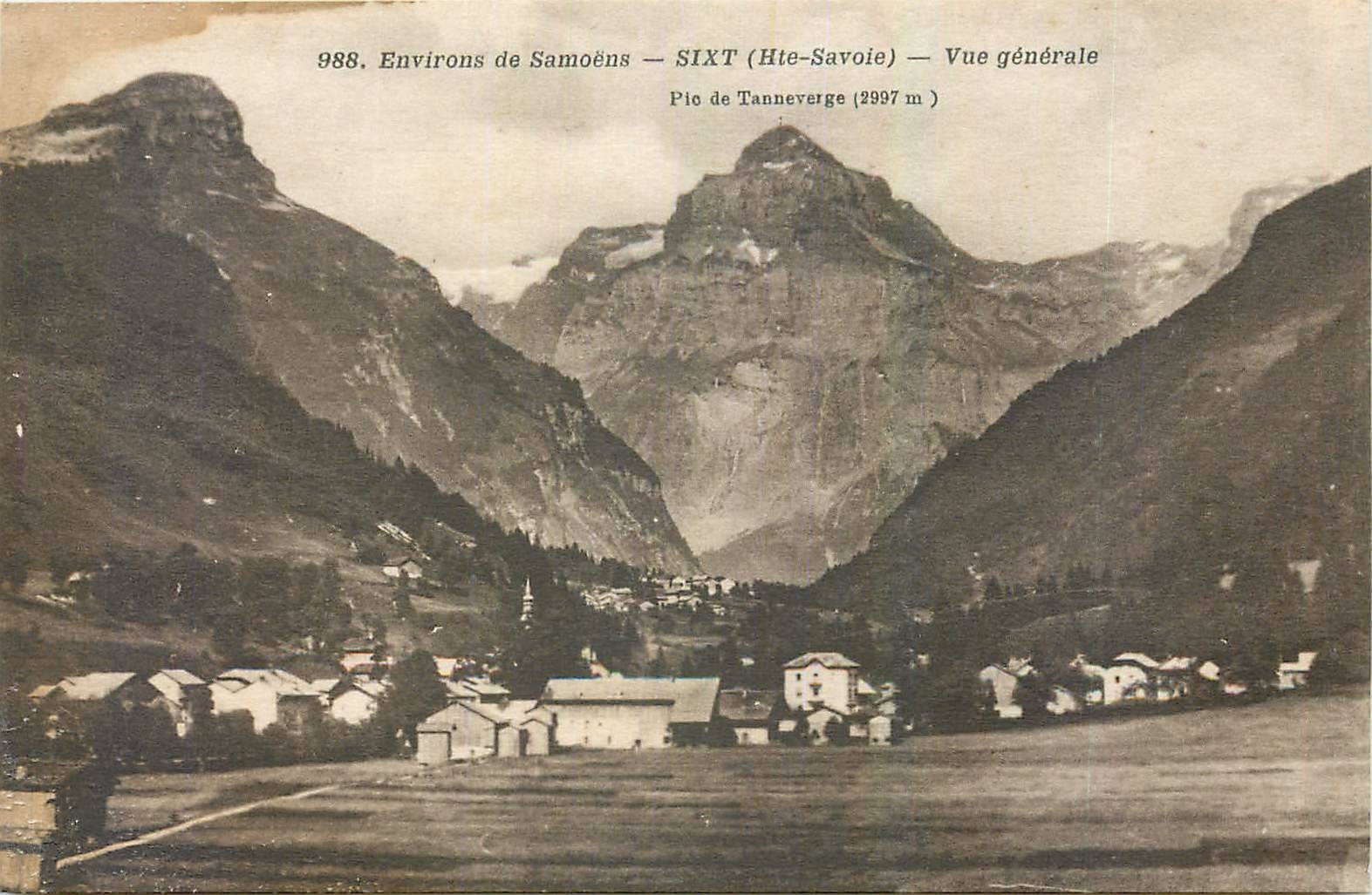 CPA Environs de Samoens Sixt Hte Savoie Vue generale