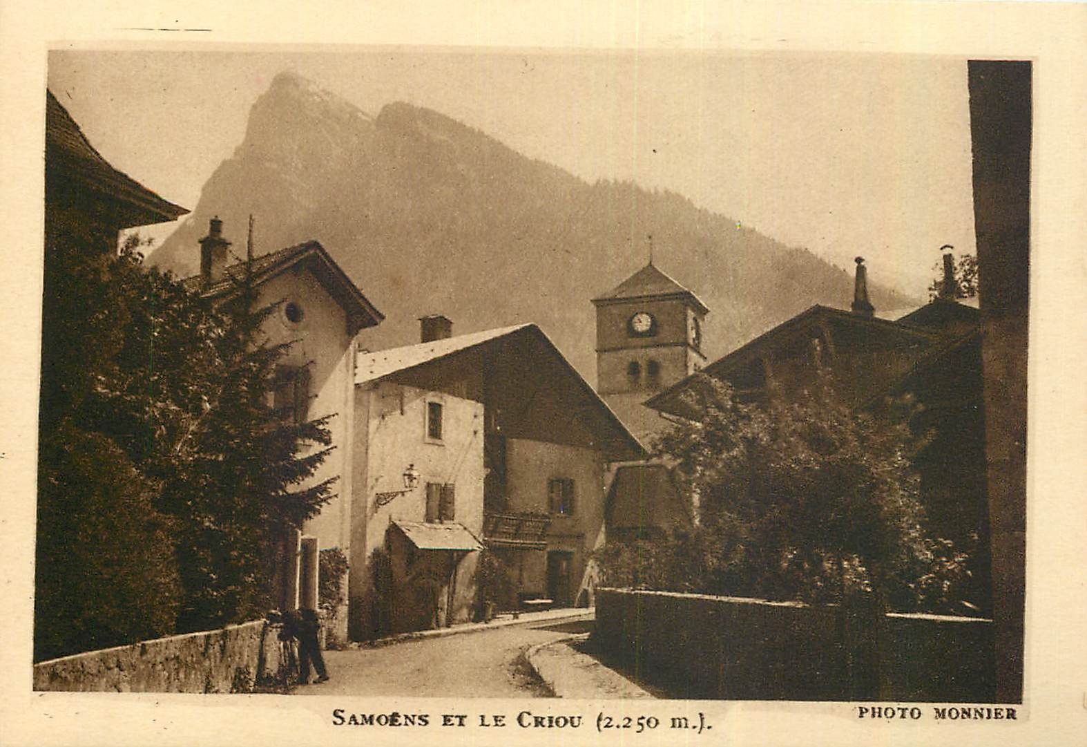 CPA Samoens et le Criou 