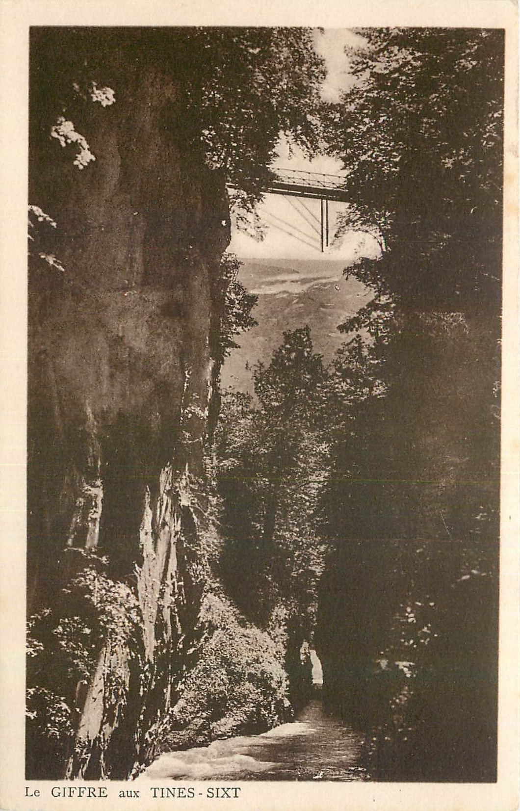 CPA Le Giffre aux Tines Sixt 