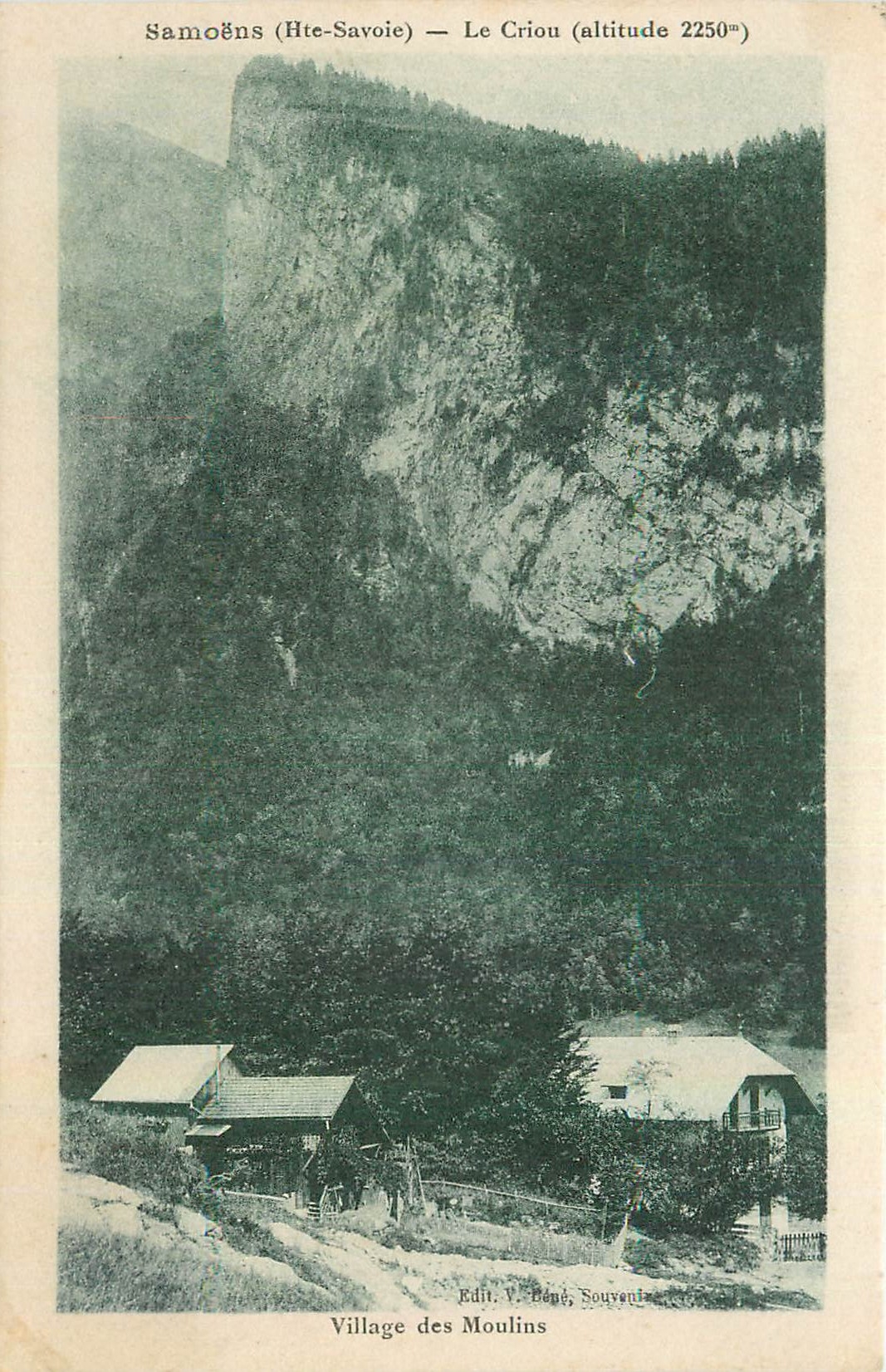 CPA Samoens Hte Savoie Le Criou Village des Moulins 
