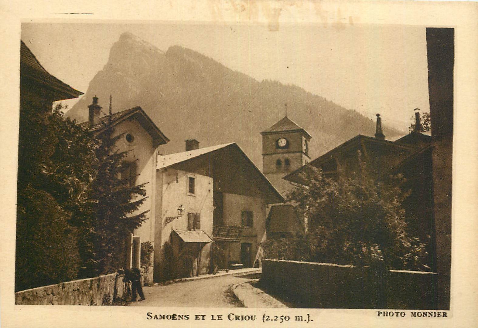 CPA Samoens et le Criou 