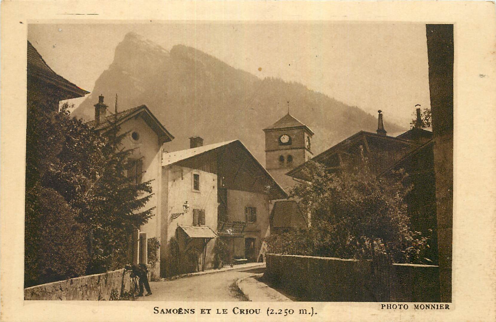 CPA Samoens et le Criou 