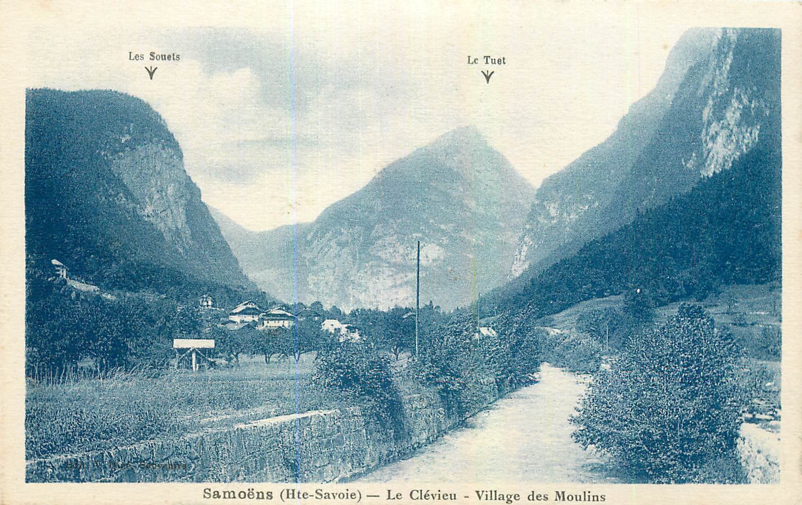 CPA Samoens Hte Savoie Le Clevieu Village des Moulins 