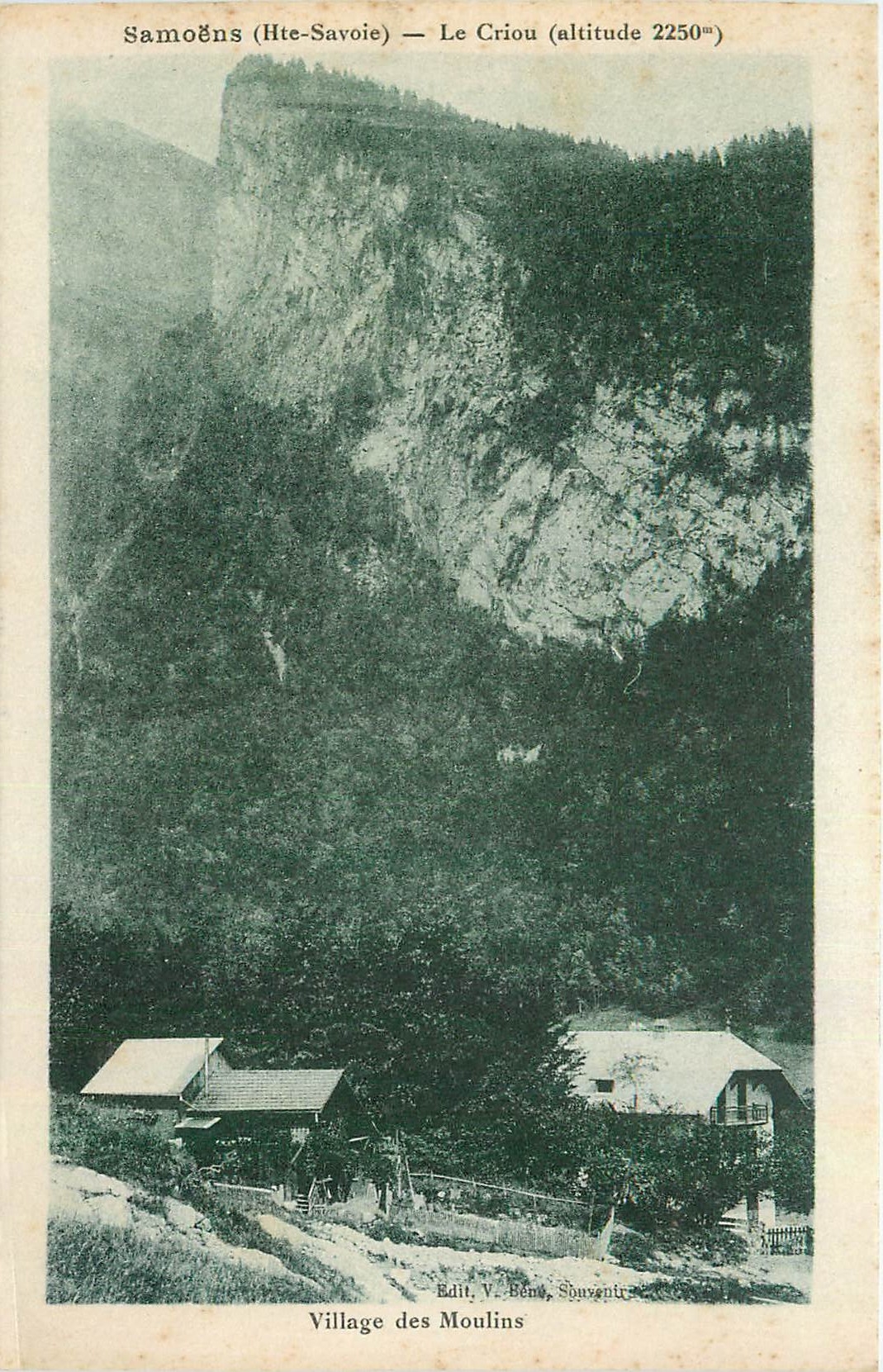 CPA Samoens Hte Savoie Le Criou Village des Moulins