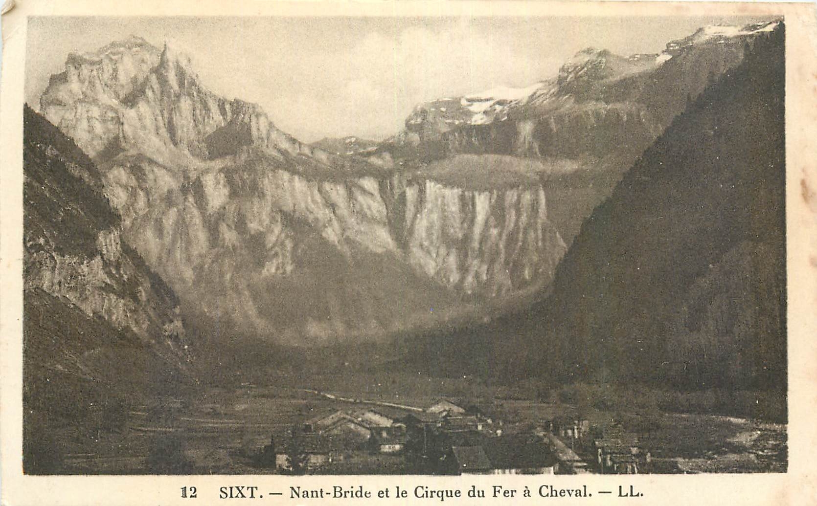 CPA Sixt Nant Bride et le Cirque du Fer a Cheval