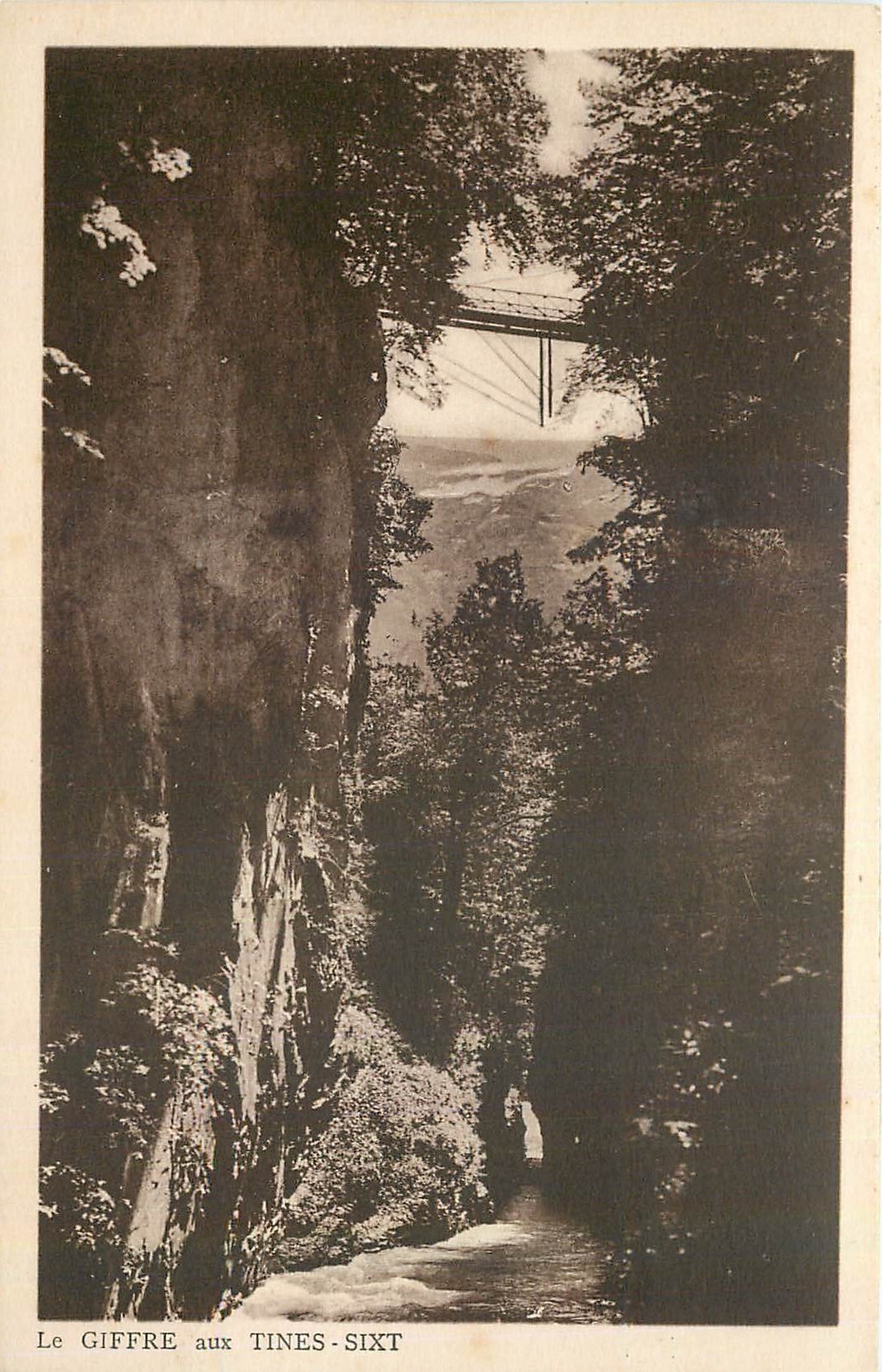 CPA Le Giffre aux Tines Sixt 