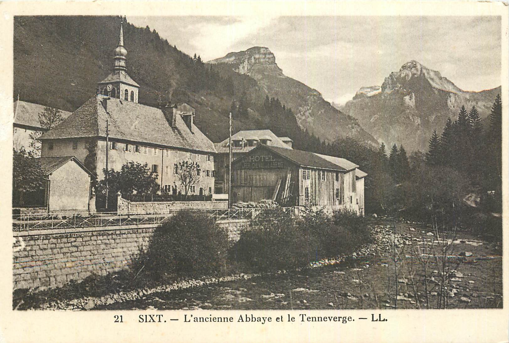 CPA Sixt l'ancienne Abbaye et le Tenneverge