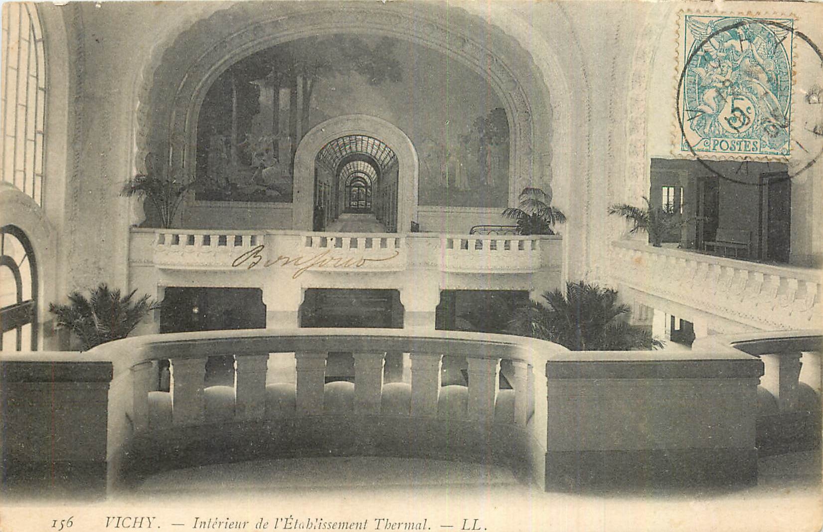 CPA Vichy Interiur de l'Etablissement Thermal 