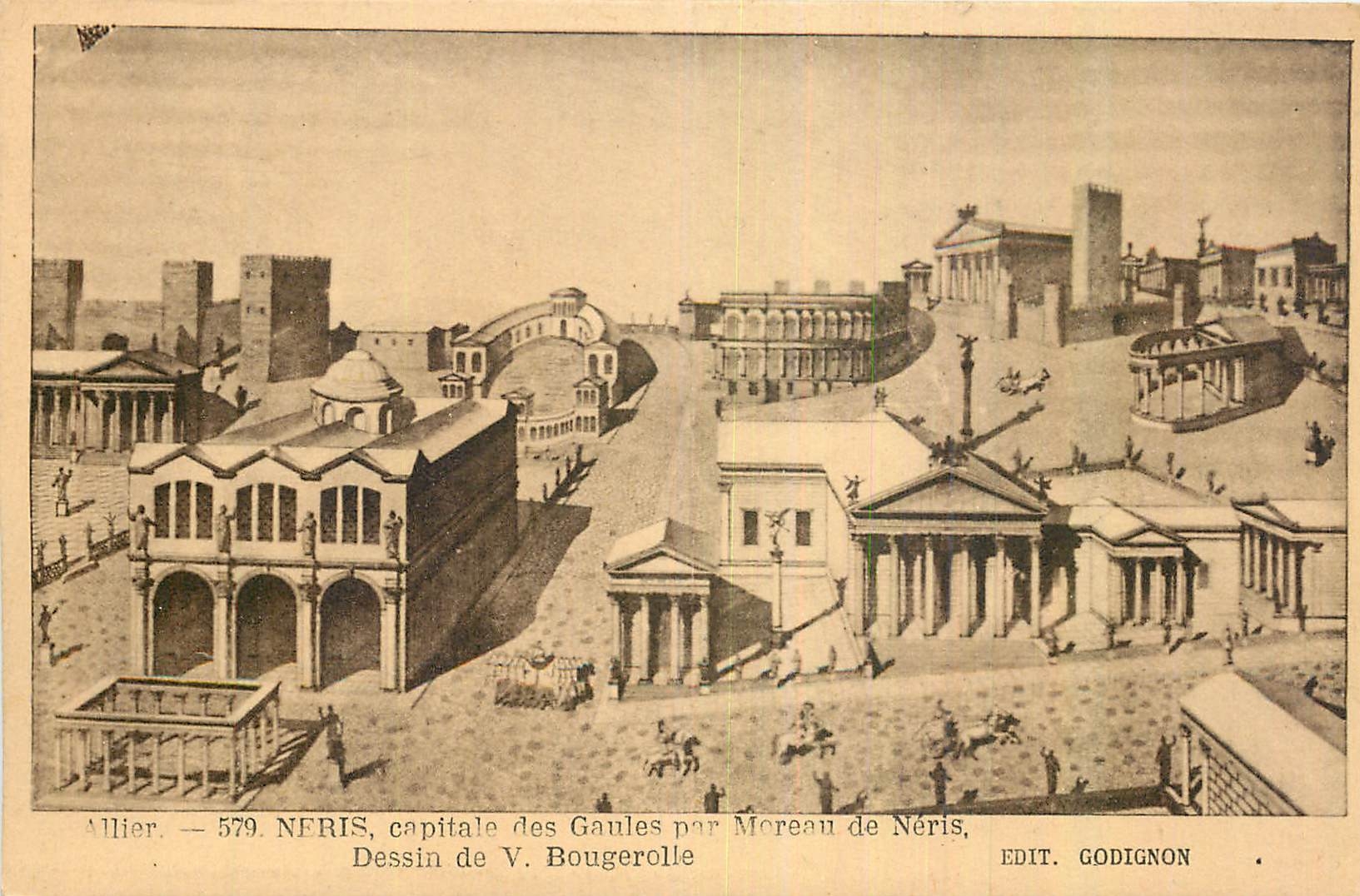 CPA Neris capitale des gaules 