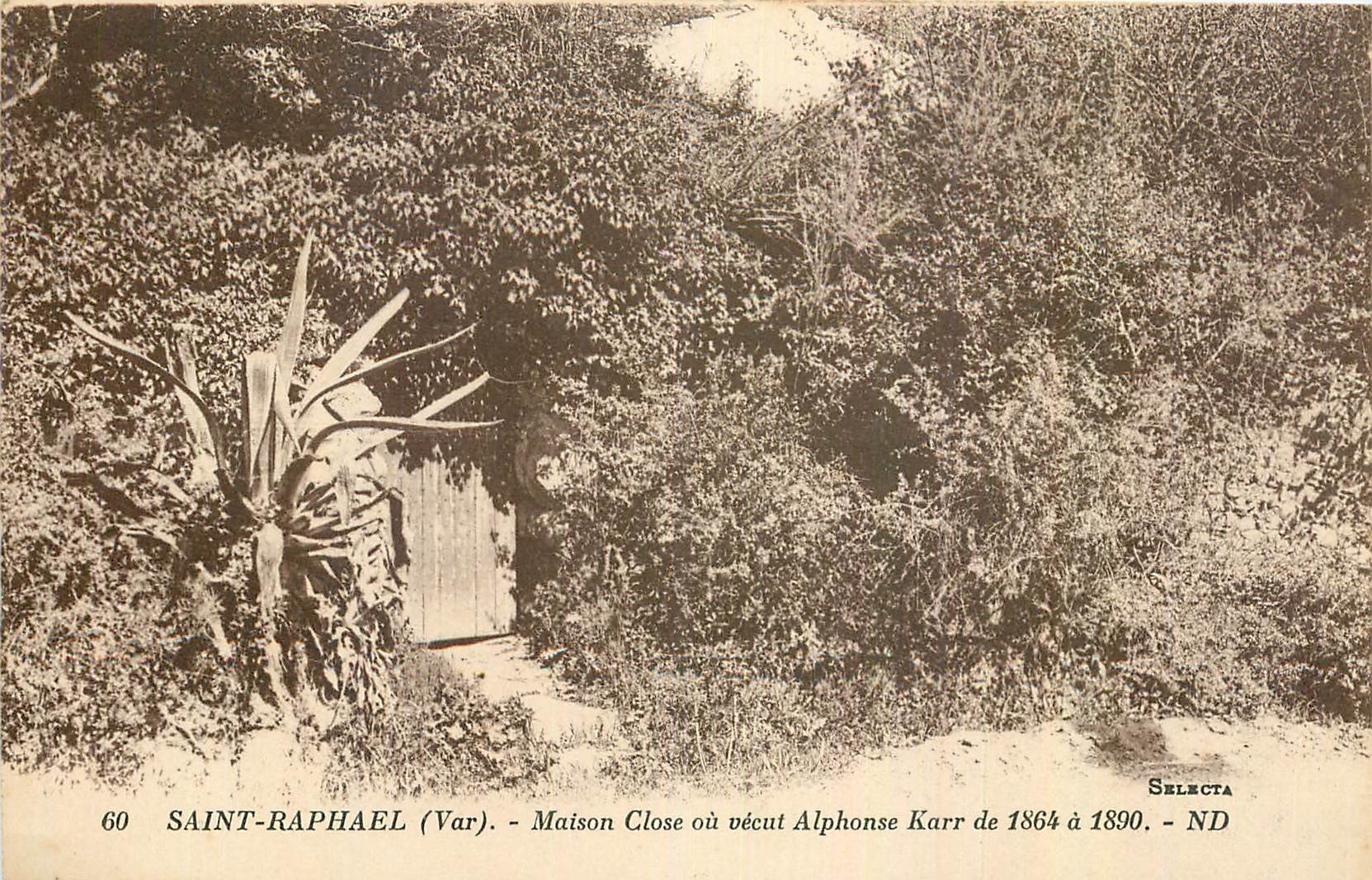 CPA Saint Raphael Var Maison Close 