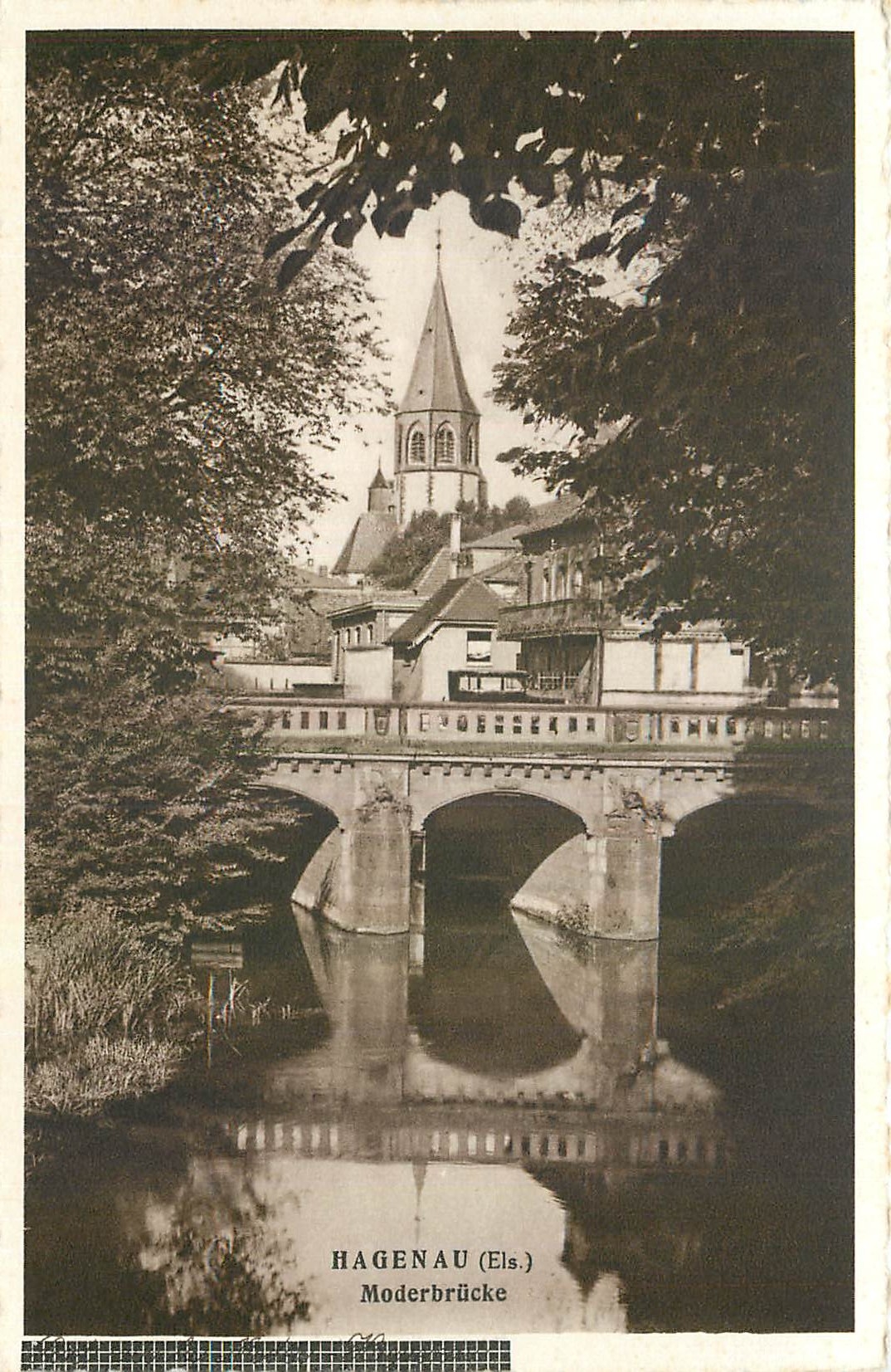 CPA Bagenau Moderbrucke 