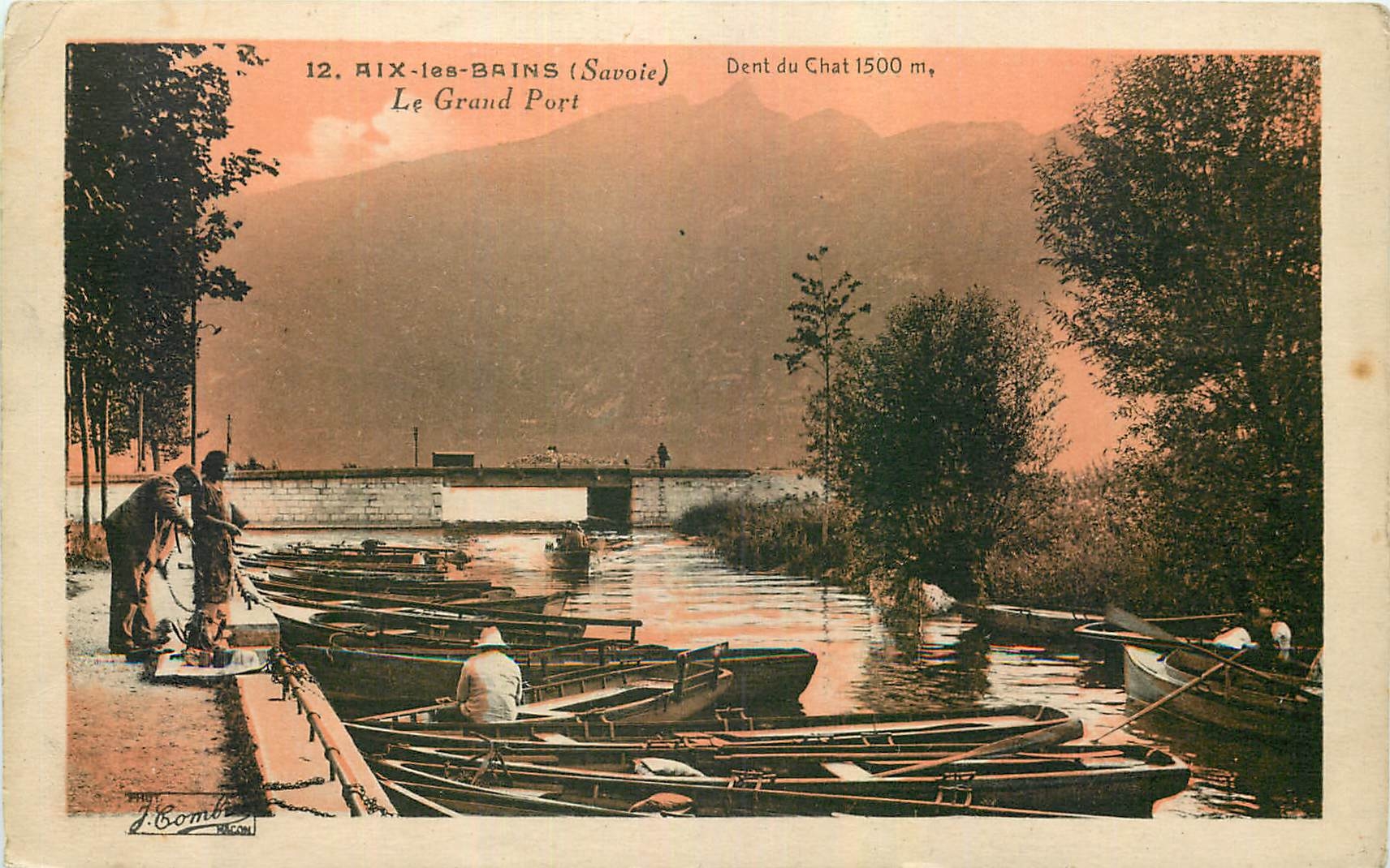 CPA Aix les Bains Savoie Le Grand Port