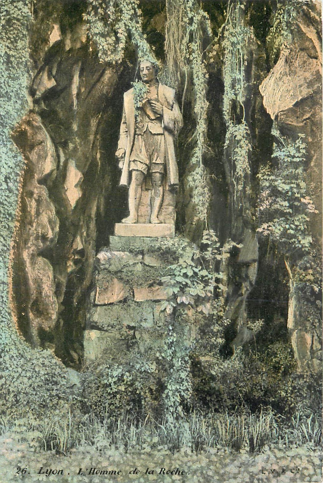 CPA Lyon l'Homme de la Roche 