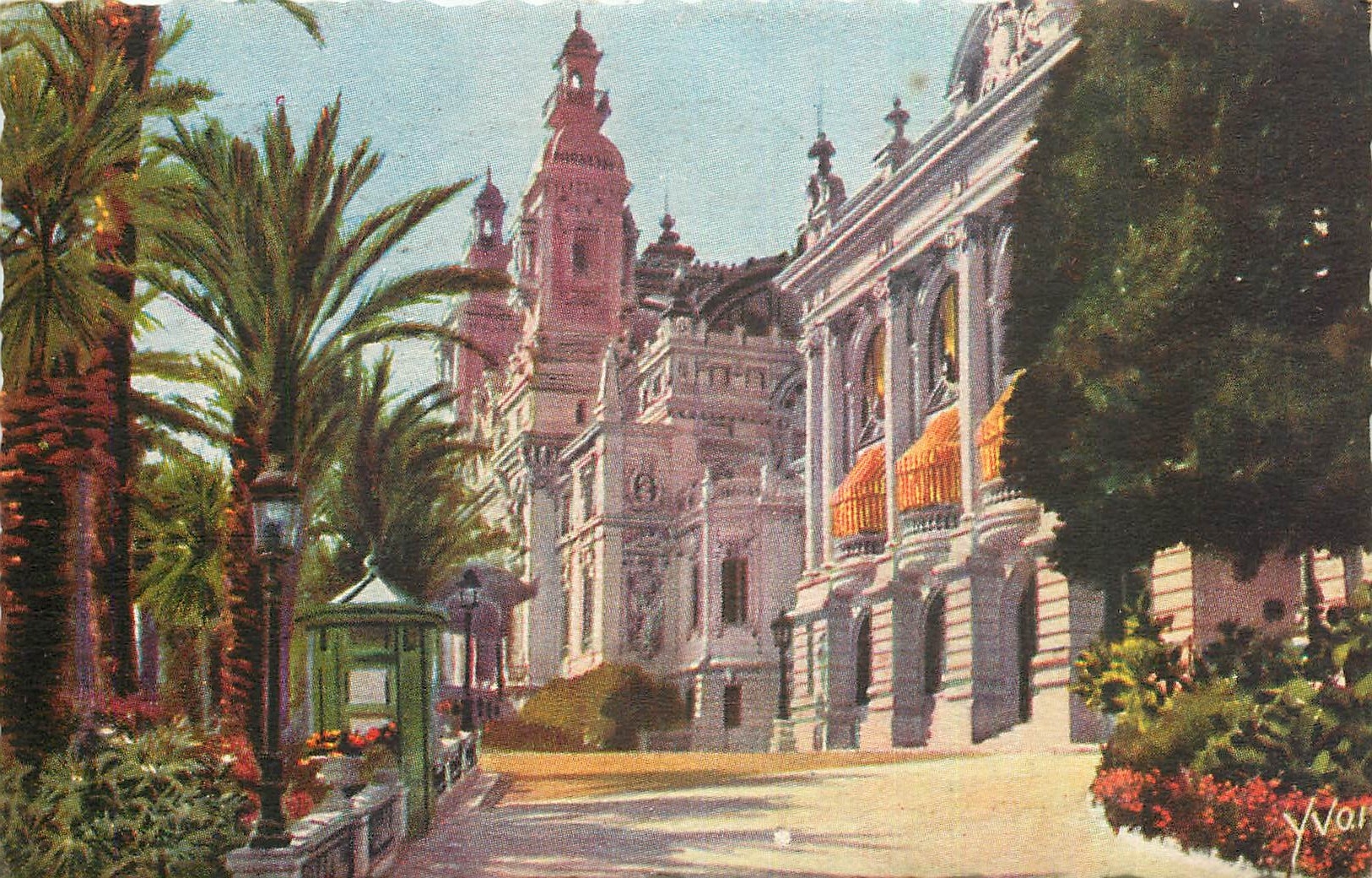CPA Cote d'Azur Monte Carlo le Casino et les Jardins 