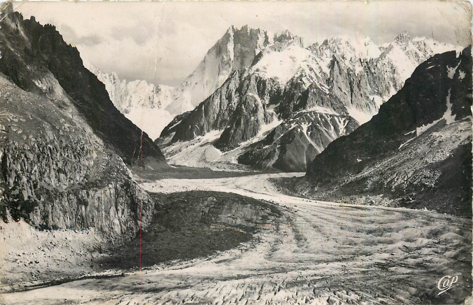 CPA Chamonix mont Blanc La Mer de Glace