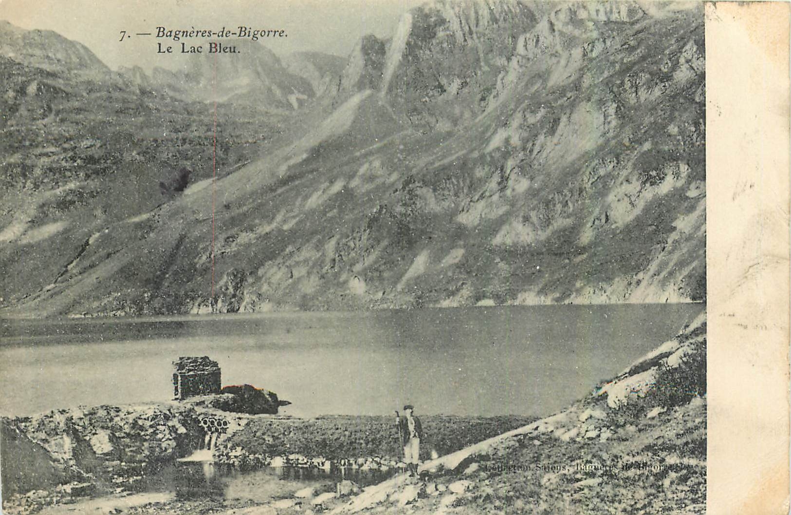 CPA Bagneres de Bigorre Le Lac Bleu