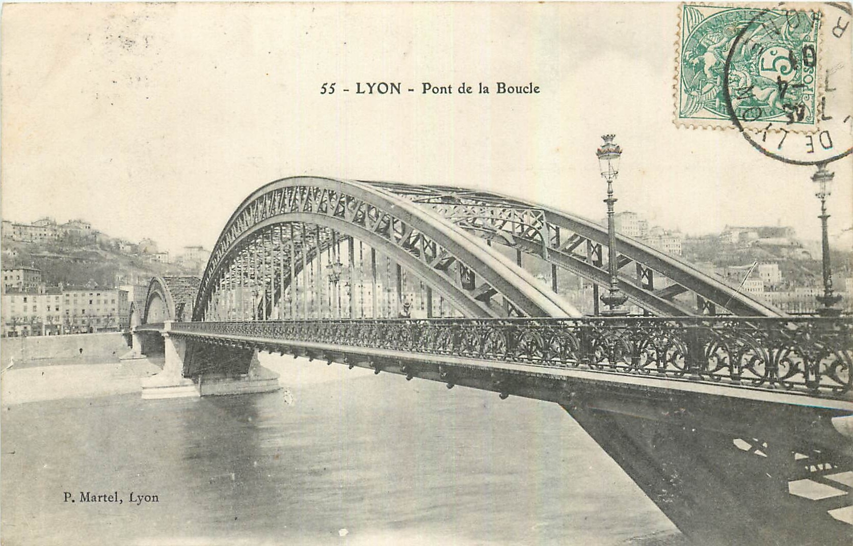 CPA Lyon Pont de la Boucle 
