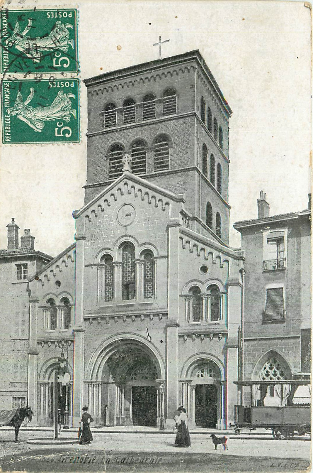 CPA Grenoble La Cathedrale 