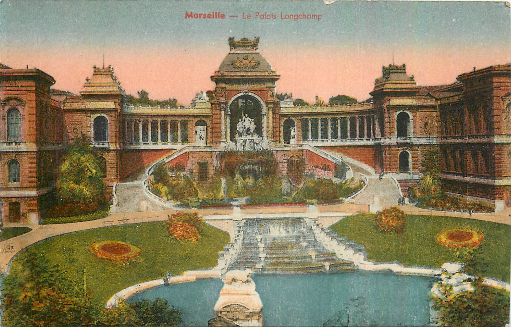 CPA Marseille Le Palais Longchamp 
