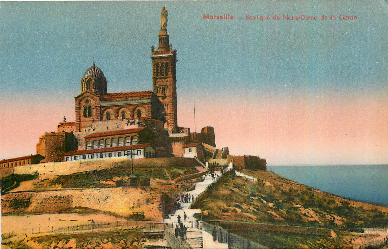 CPA Marseille Basilique de Notre Dame 