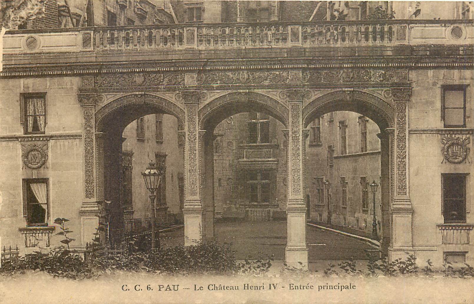 CPA Pau Le Chateau Henri IV 