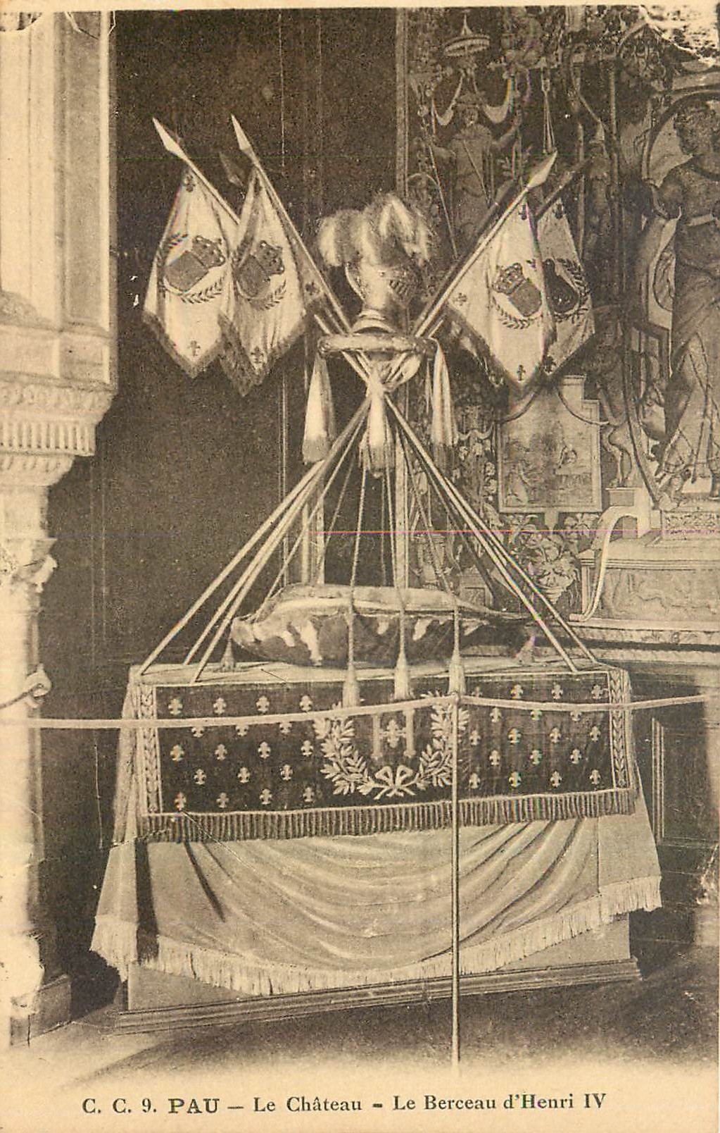 CPA Pau Le Chateau Le Berceau d'Henri IV 