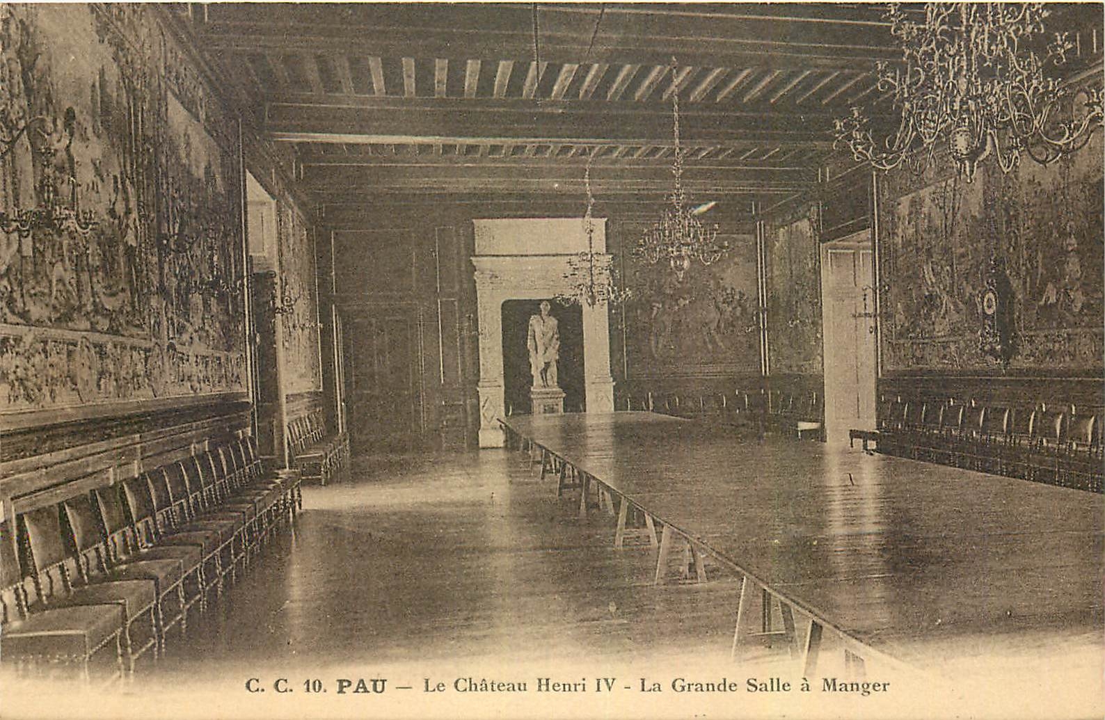 CPA Pau Le Chateau Henri IV La Grande Salle