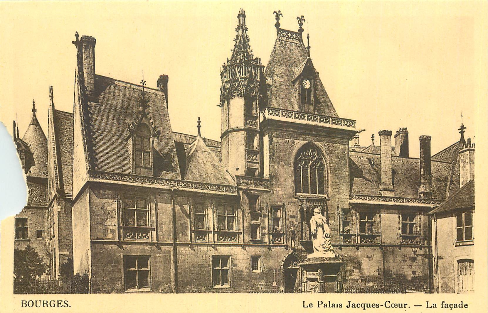 CPA Bourges Le Plais Jacques Coeur La facade 
