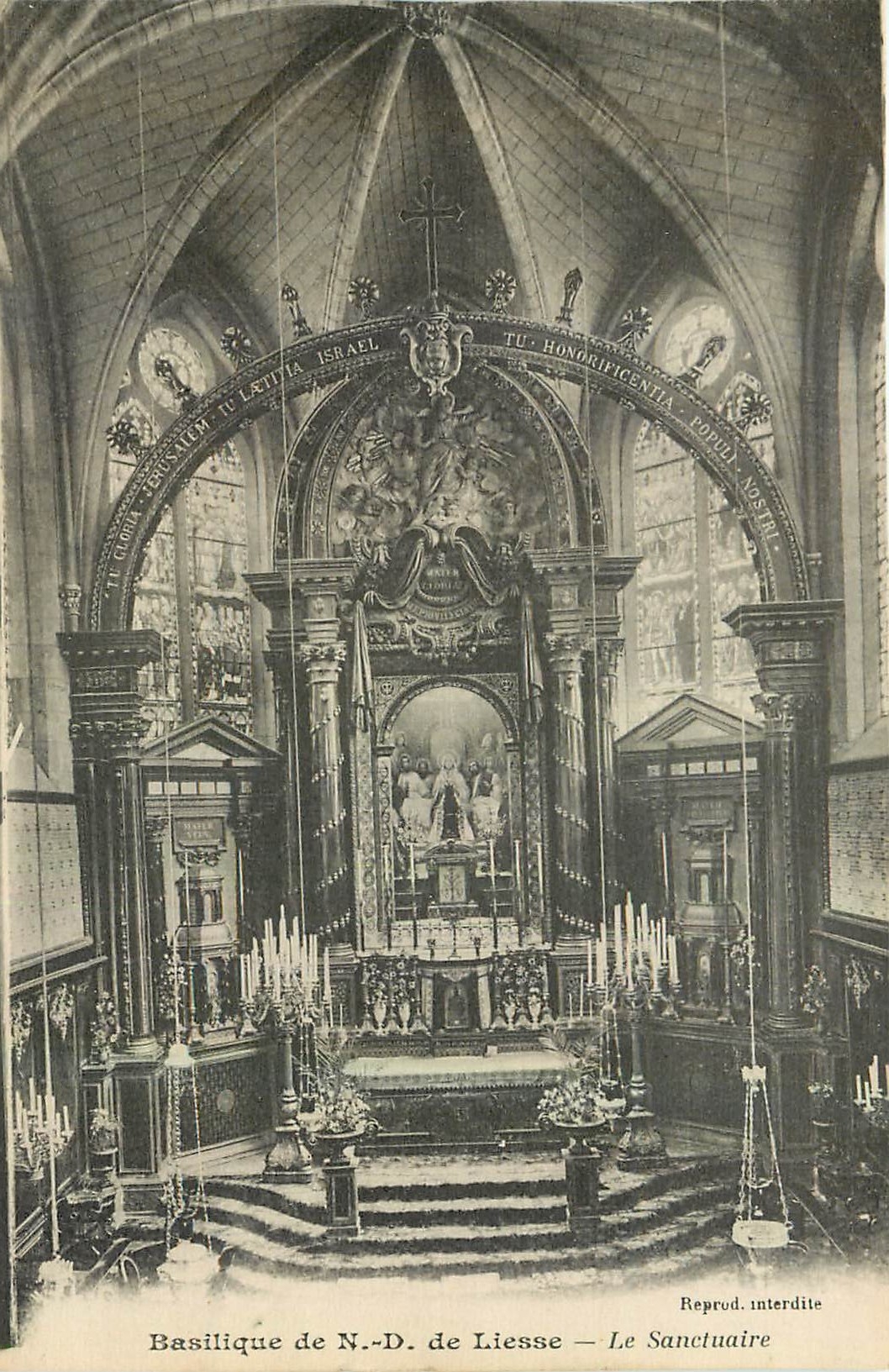 CPA Basilique de N D de Liesse Le Sanctuaire 