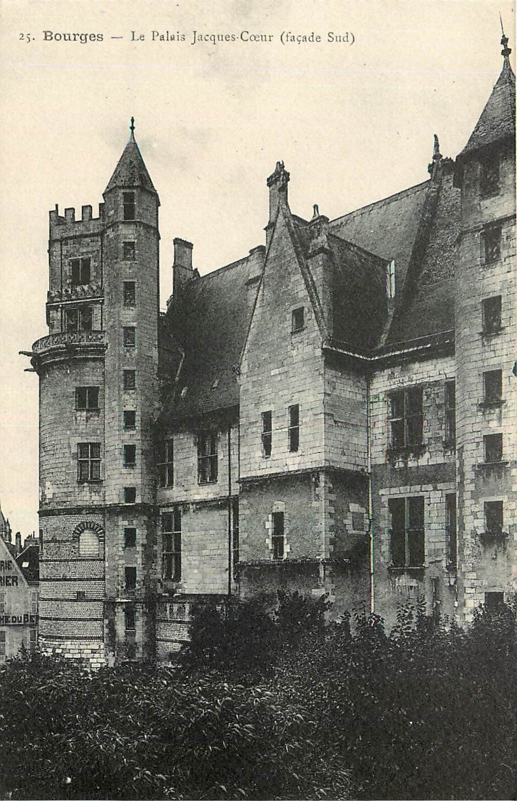 CPA Bourges Le Palais Jacques Coeur Facade Sud 