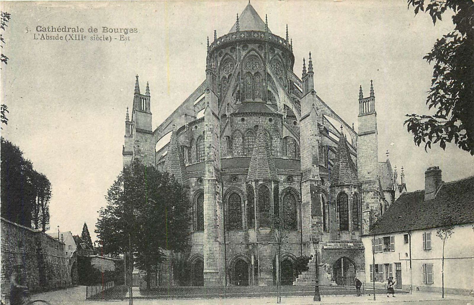 CPA Cathedrale de Bourges l'Abside Est 