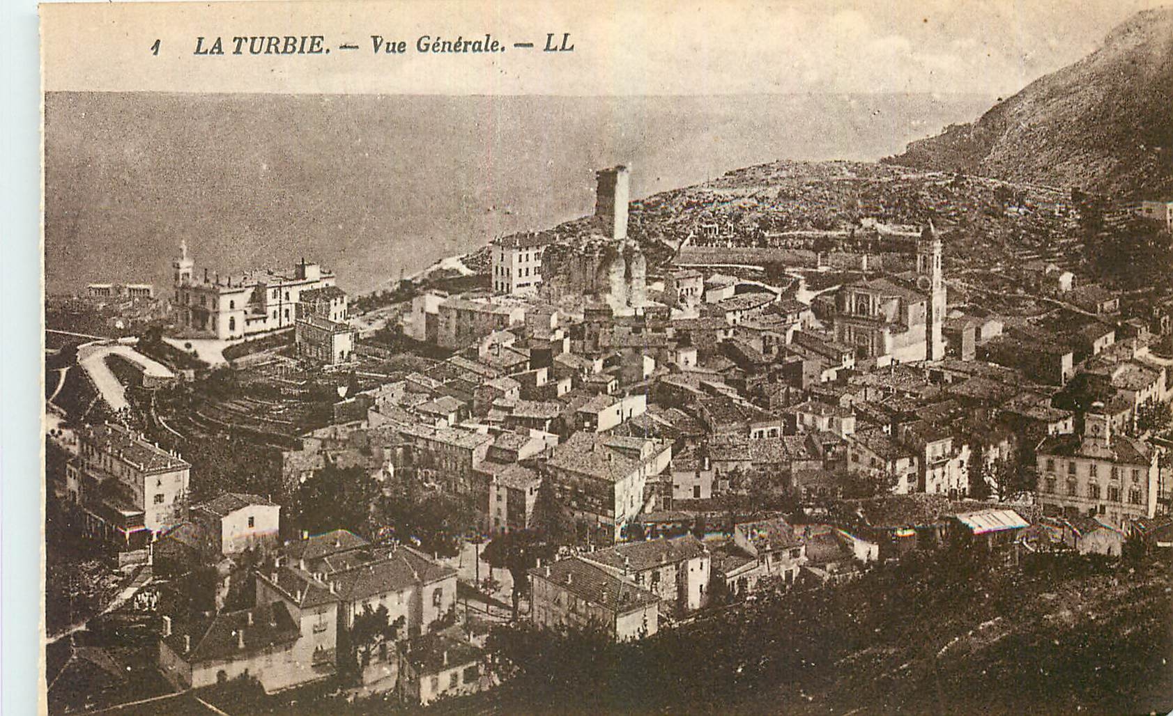 CPA La Turbie Vue Generale 