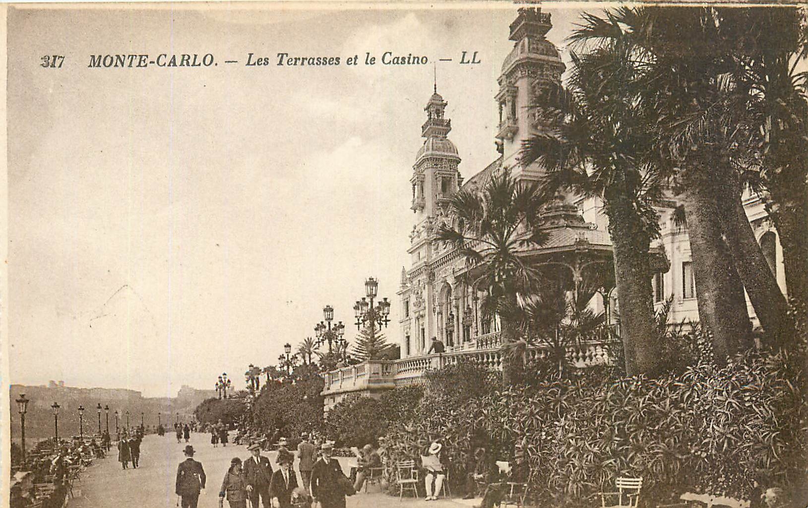 CPA Monte Carlo Les Terrasse et le Casino