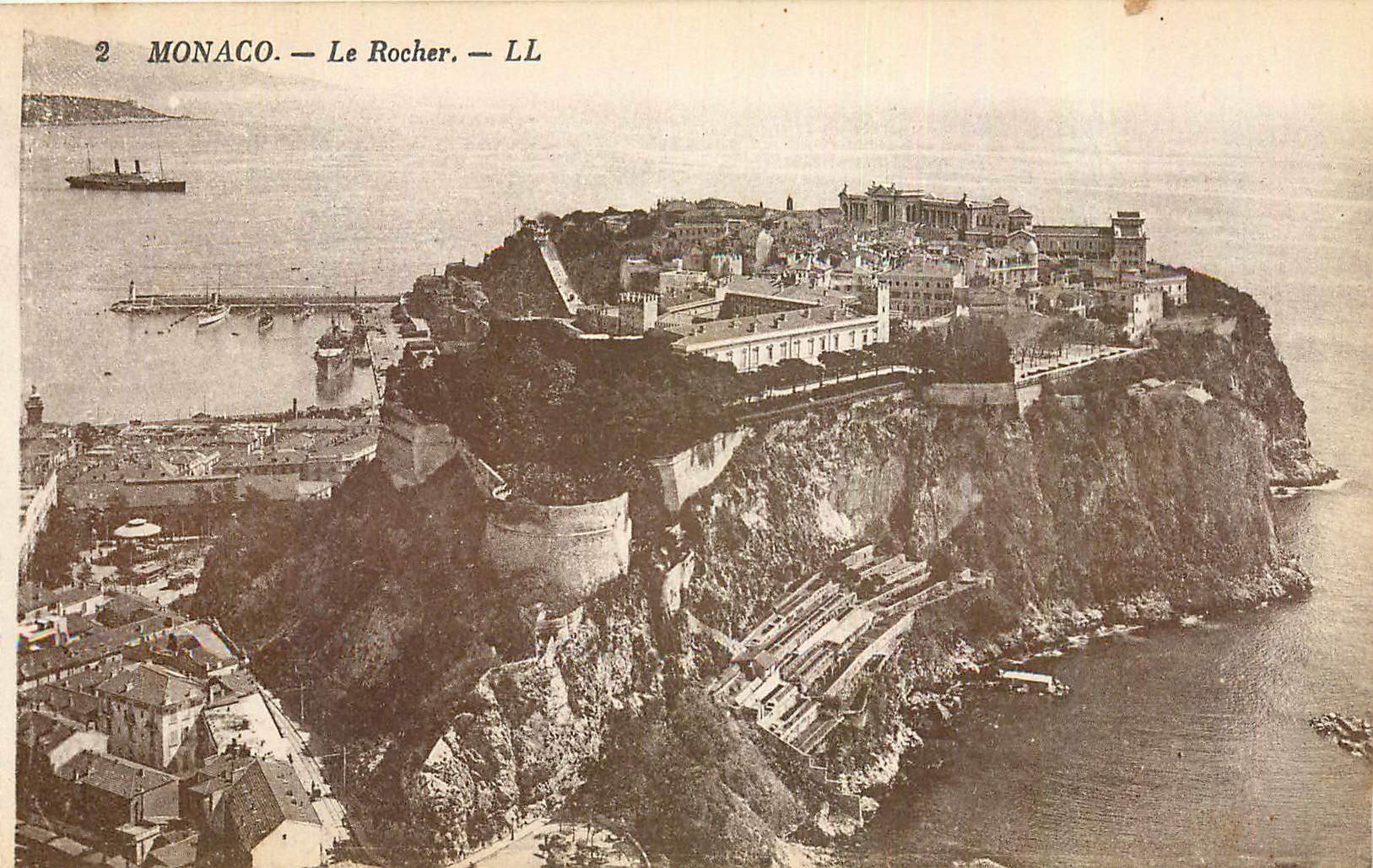 CPA Monaco Le Rocher 