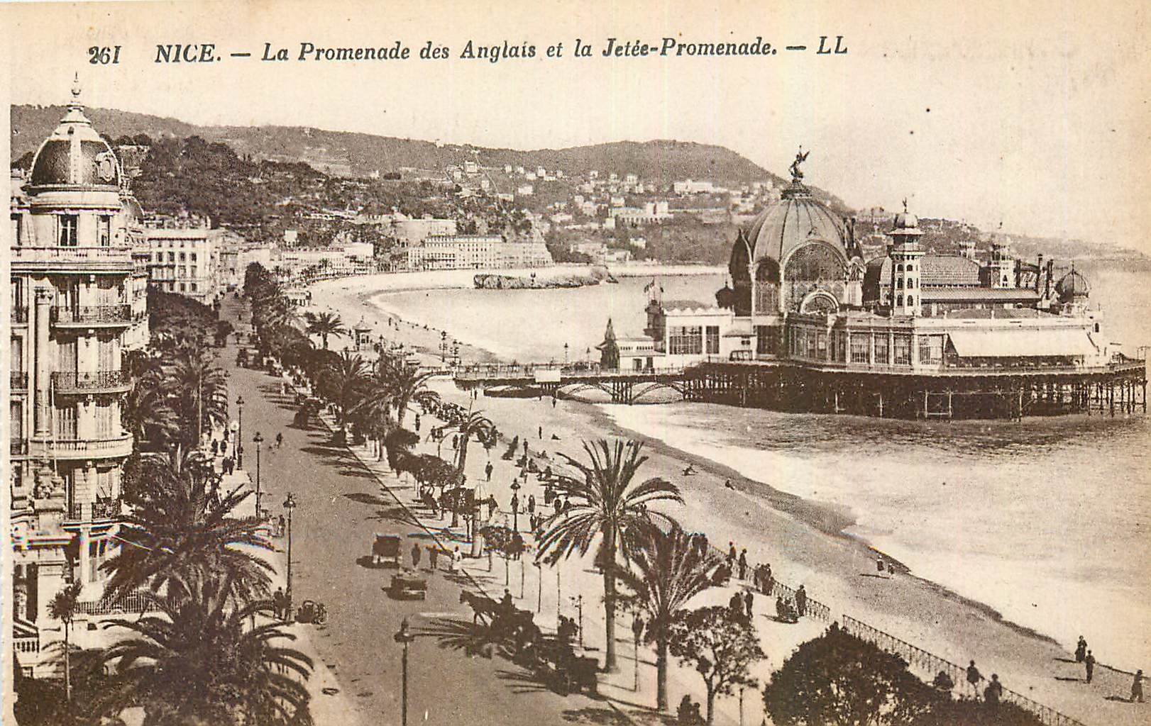 CPA Nice La Pormenade des Anglais et la Jetee Pormenade 