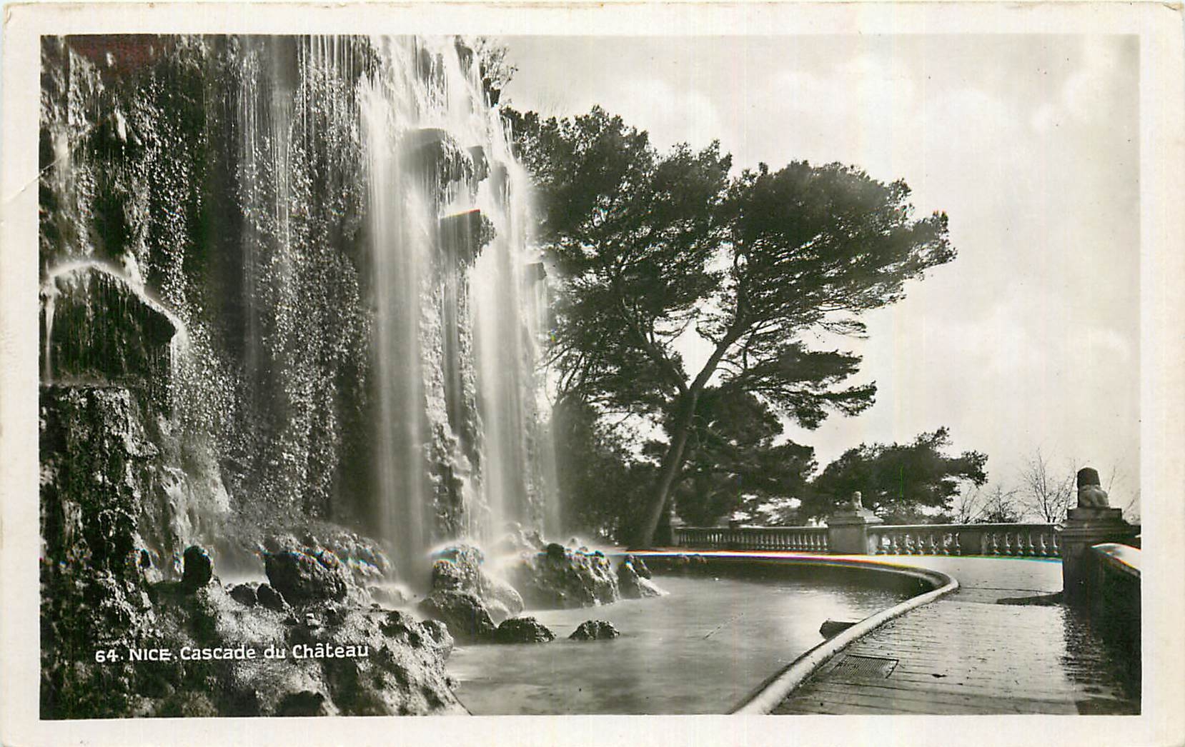 CPA Nice Cascade du Chateau 