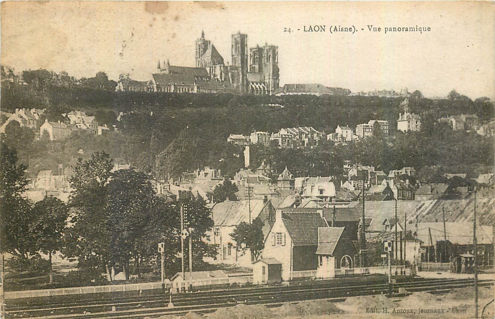 CPA Laon Aisne Vue Panoramique 