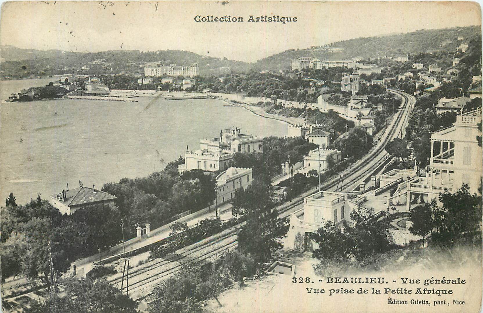 CPA Beaulieu Vue generale Vue prise de la Petite Afrique 