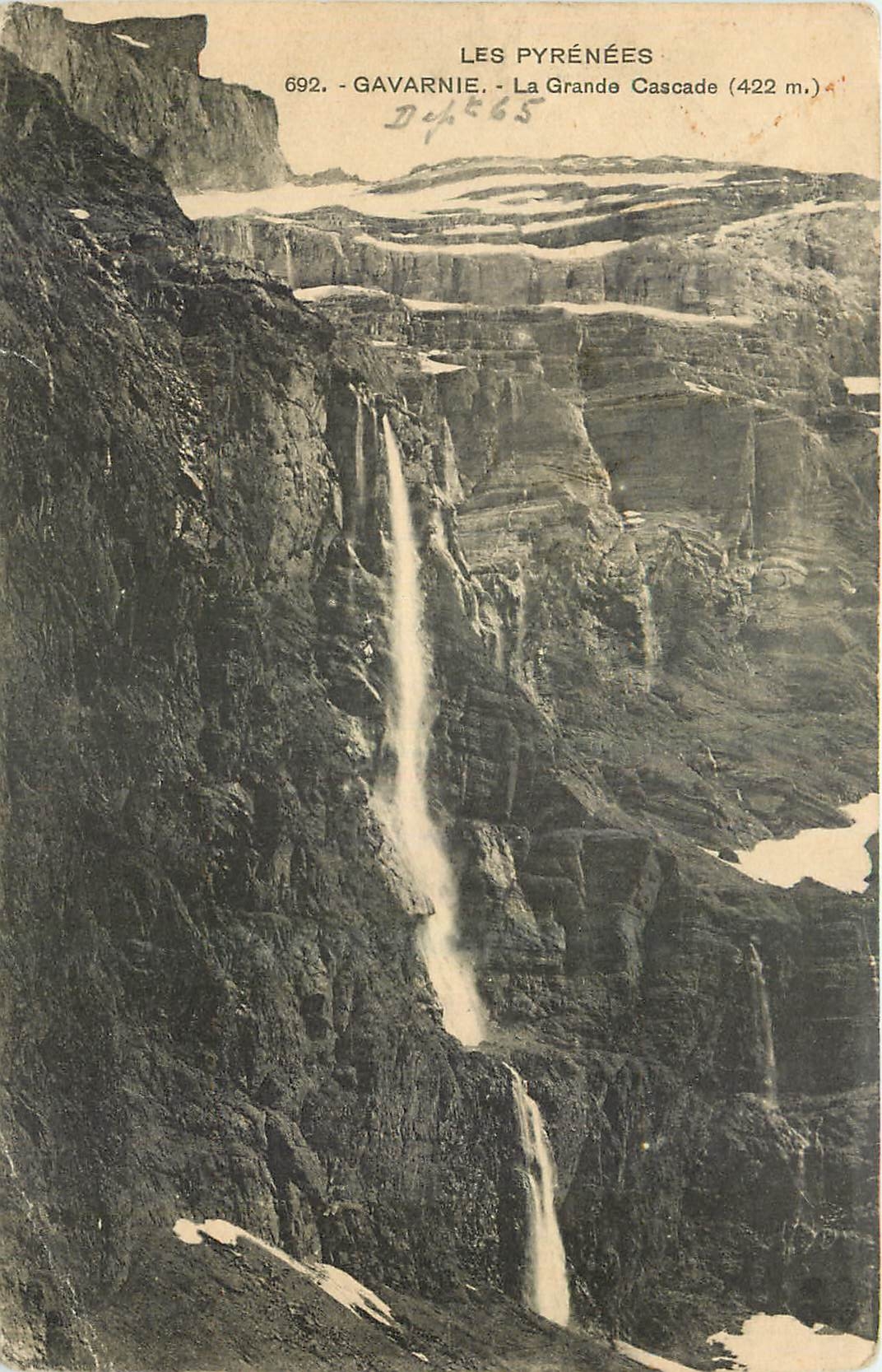 CPA Les Pyrenes Gavarnie La Grande Cascade 