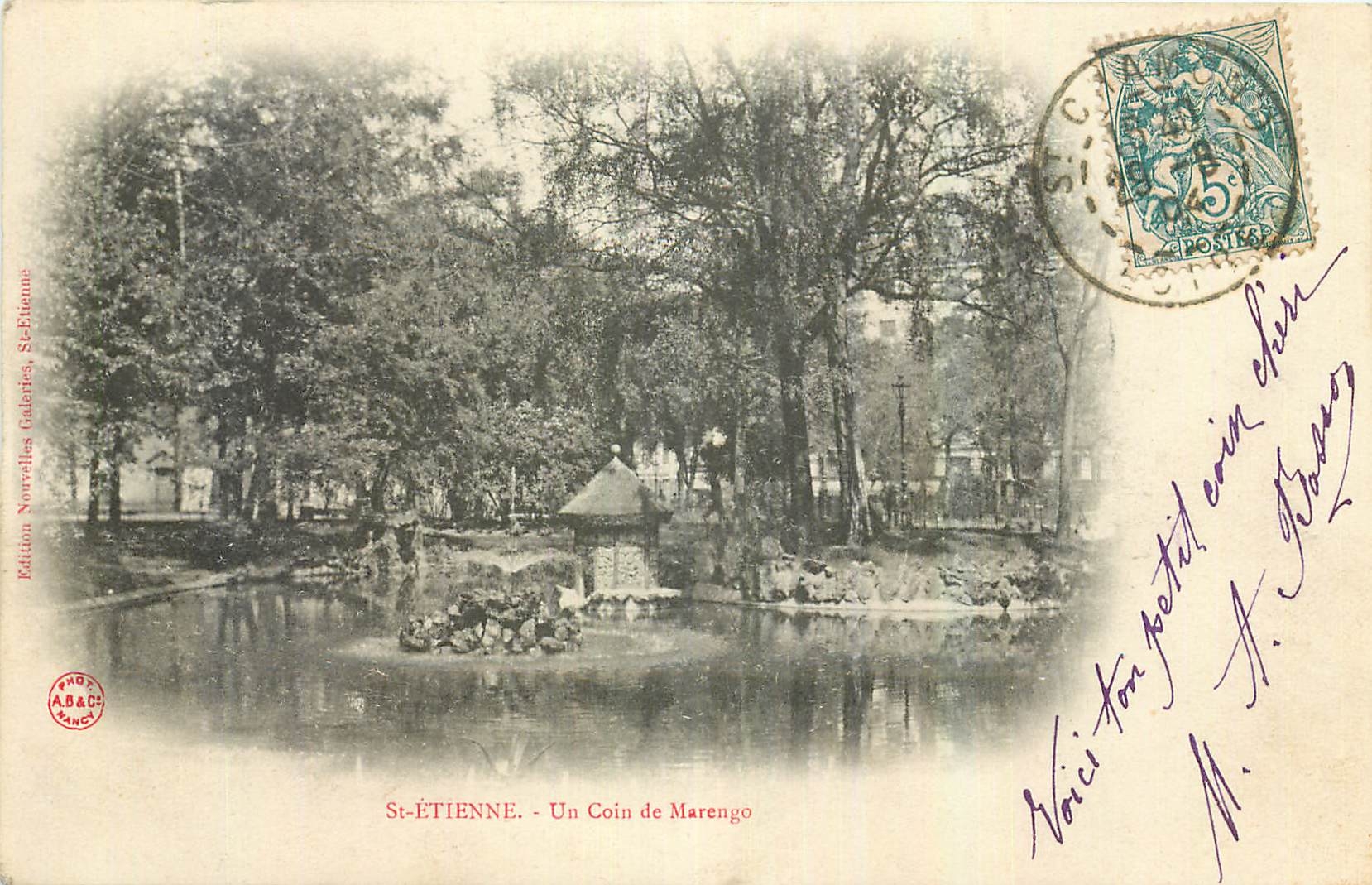 CPA St Etienne Un Coin de Marengo