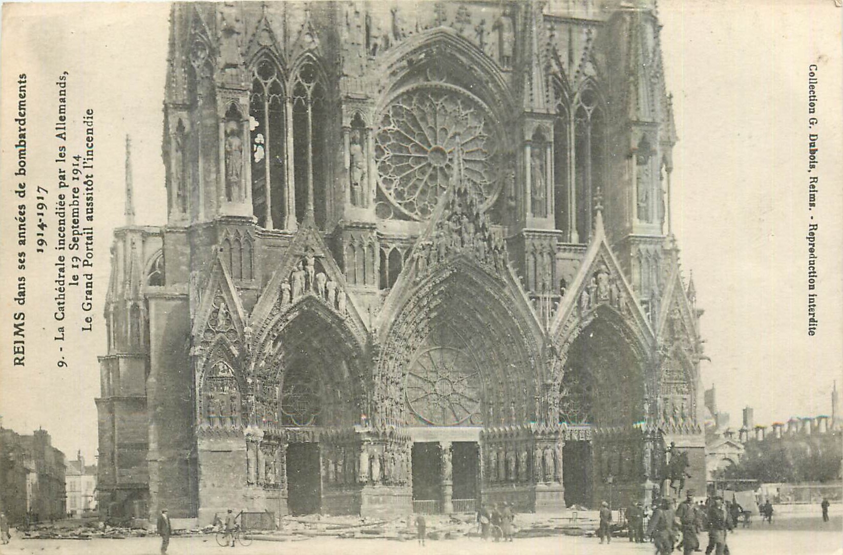 CPA Reims dans ses annees La Cathedrale 