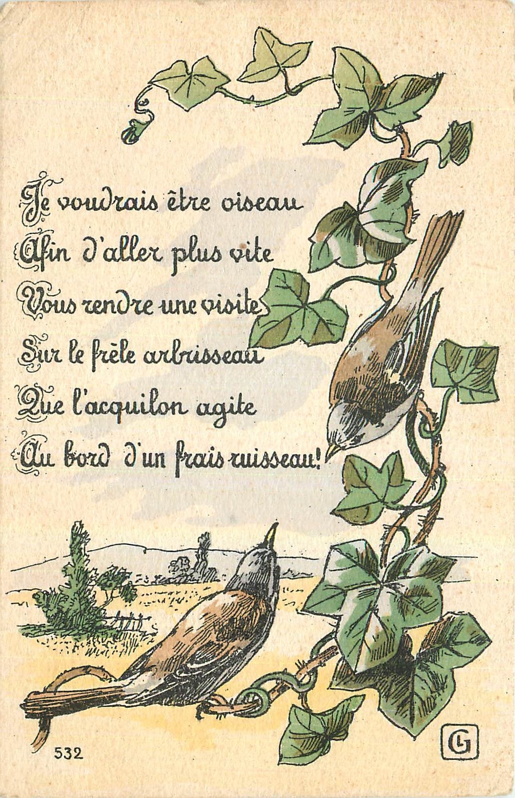 CPA Oiseaux
