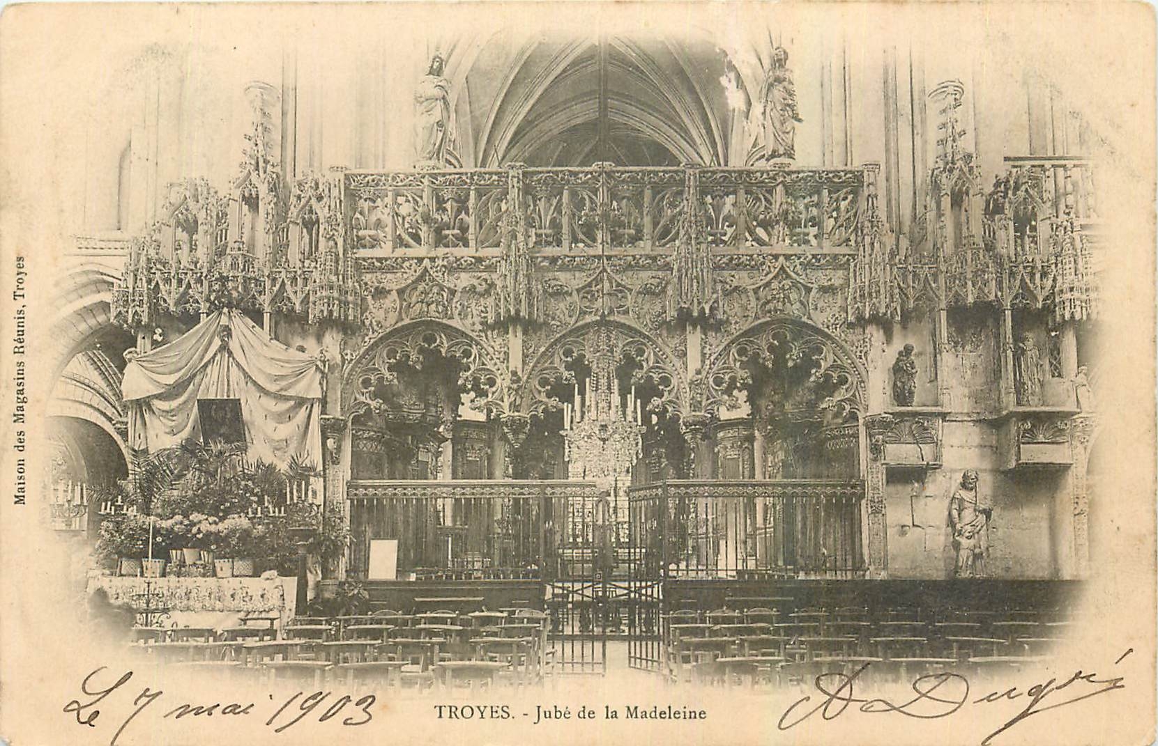 CPA Troyes Aube de la Madeleine 