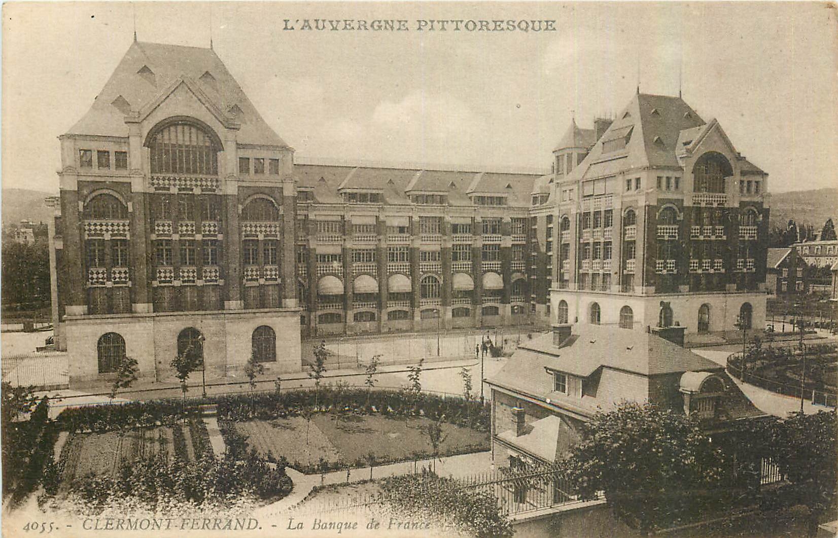 CPA l'Auvergne Pittoresque Clermont Ferrand La Banque de France