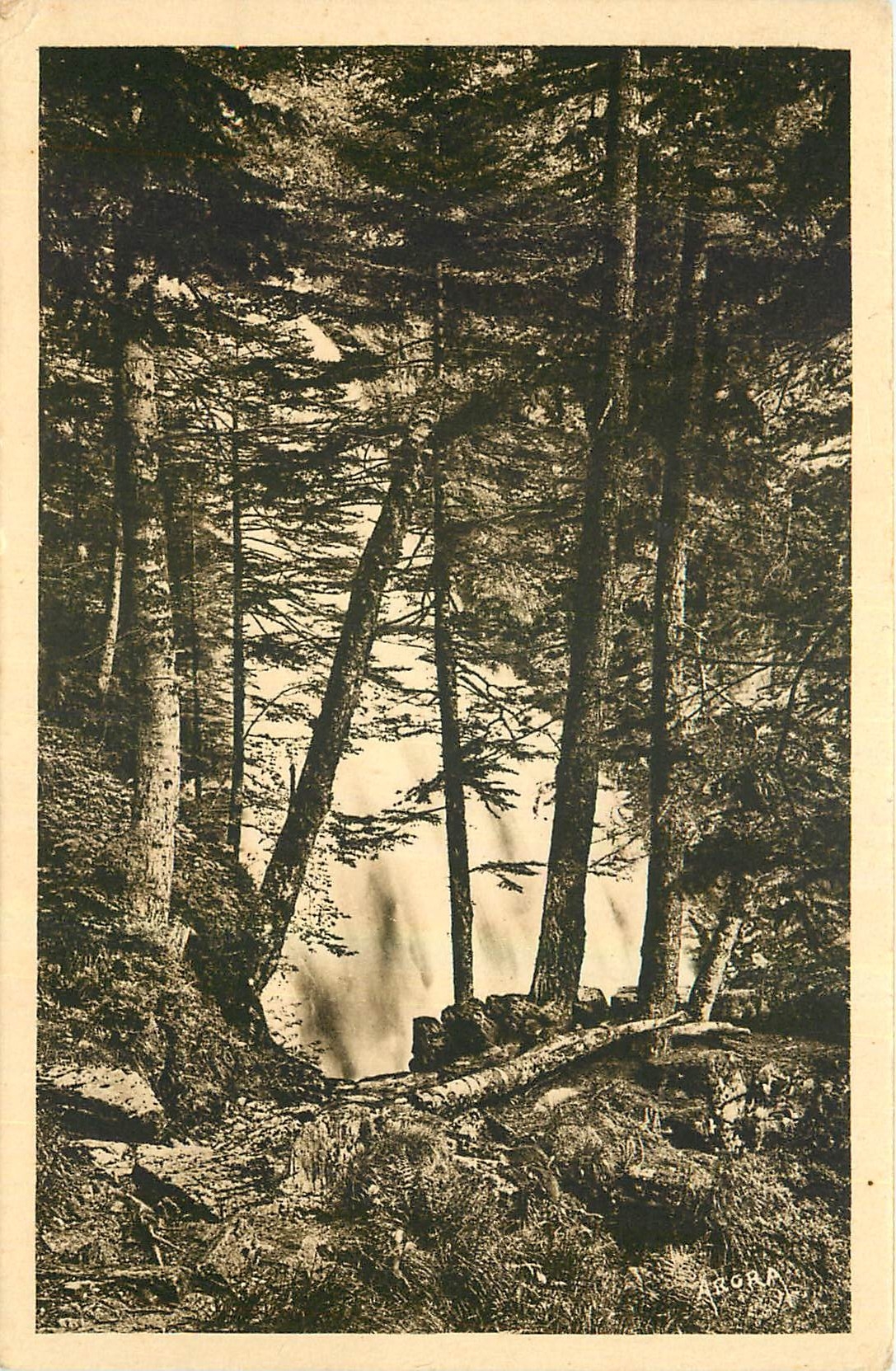 CPA Luchon Le Gouffre d'Enfer 