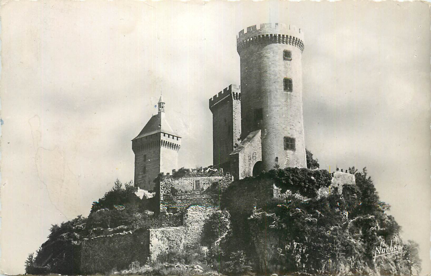 CPA Foix Ariege Le Chateau M H Facade Ouest 