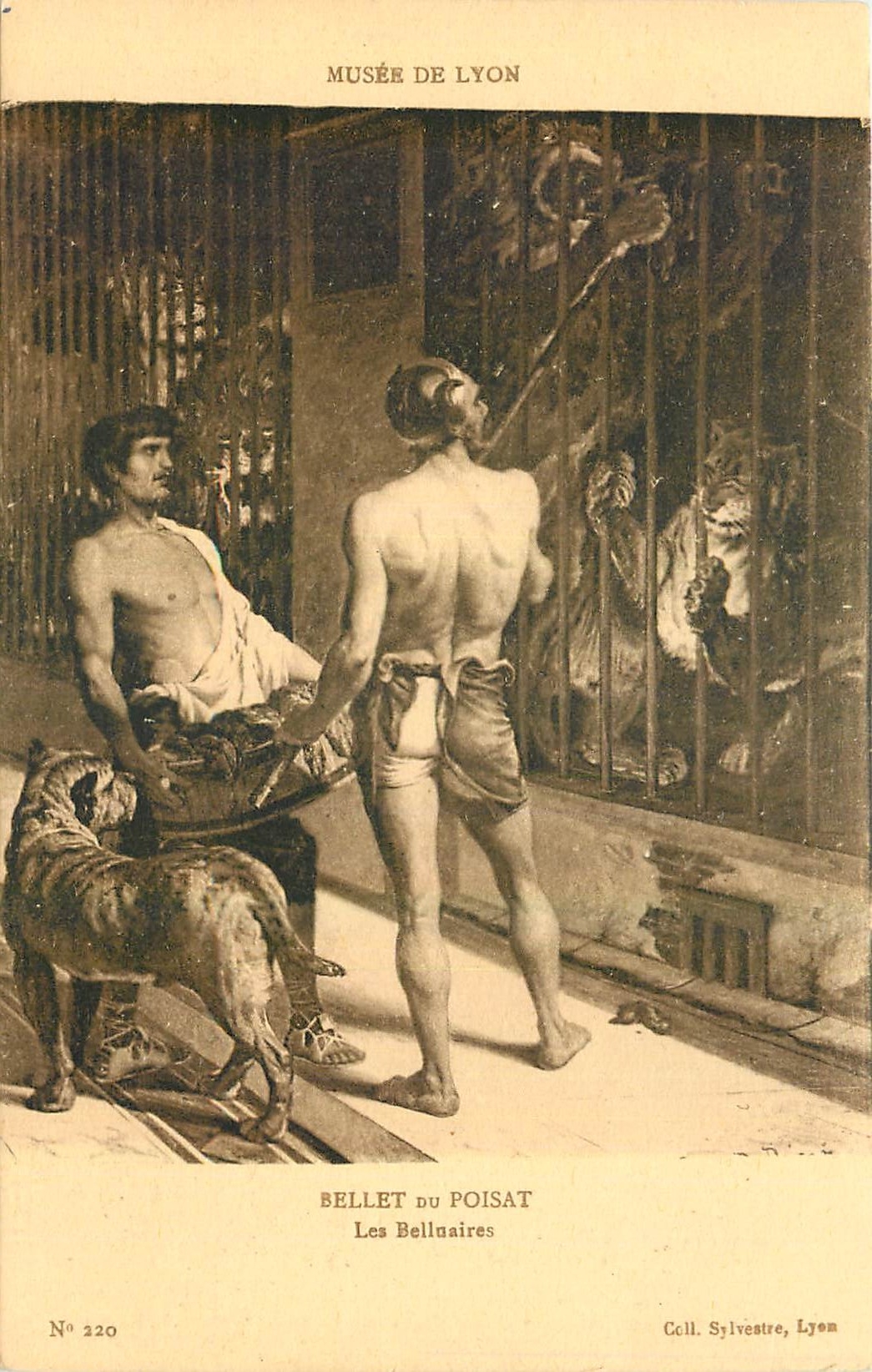 CPA Musee de Lyon Bellet du Poisat Les Belluaires Tigre