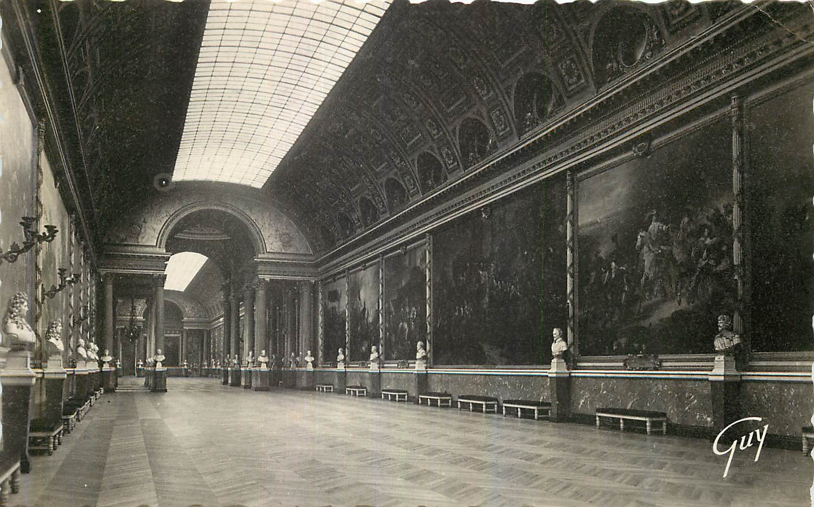 CPA Versailles et ses Merveilles Le chateau Galerie des Batailles