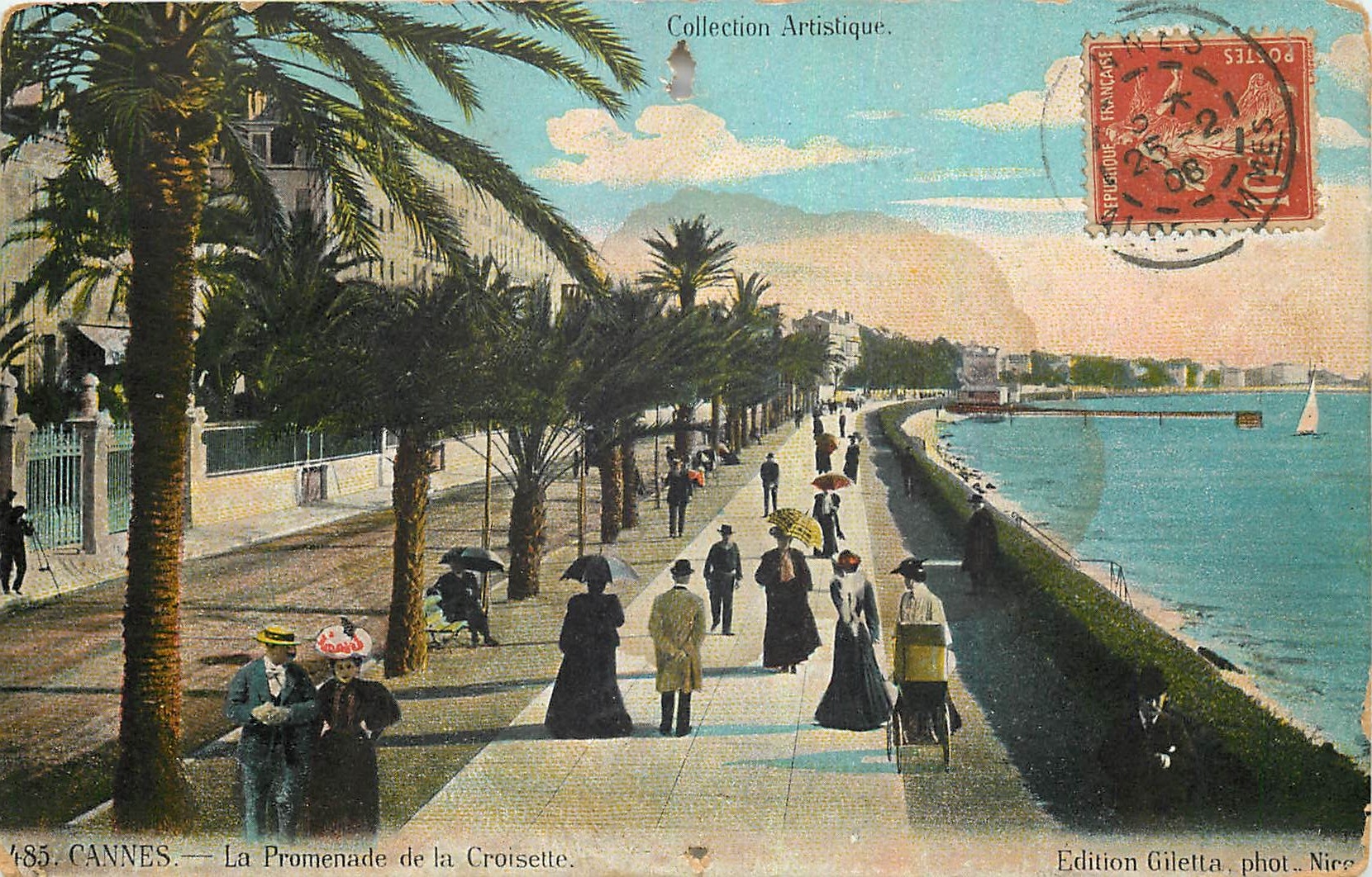 CPA Cannes La Promenade de la Croisette 