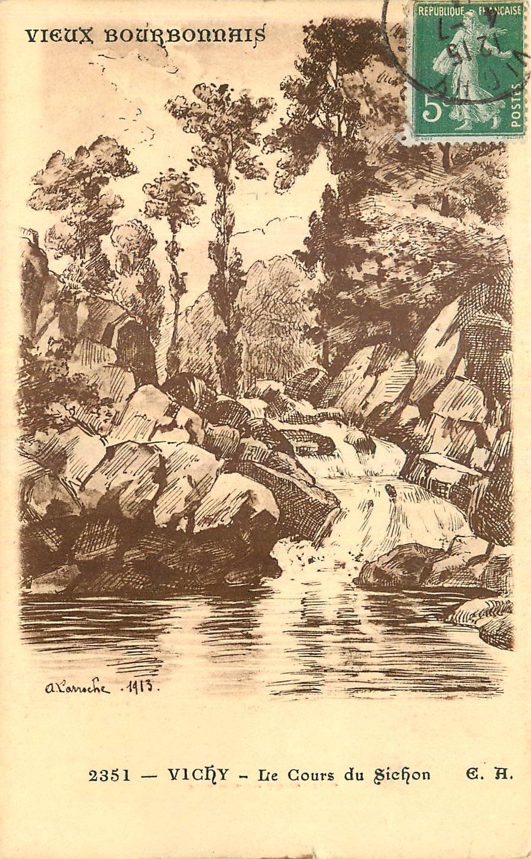 CPA Vichy Le Cours du Sichon 